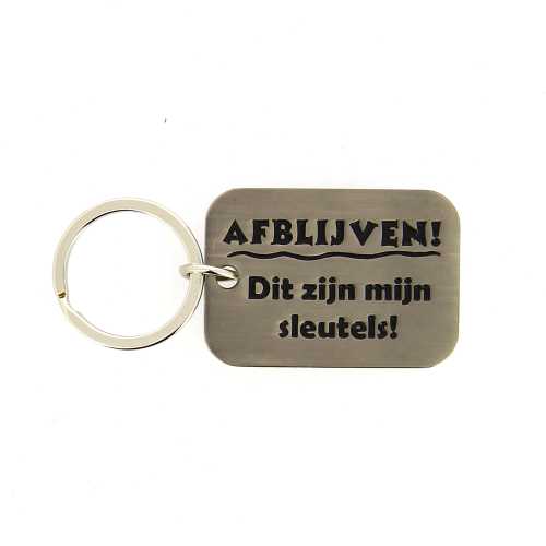 Sleutelhanger spreuk