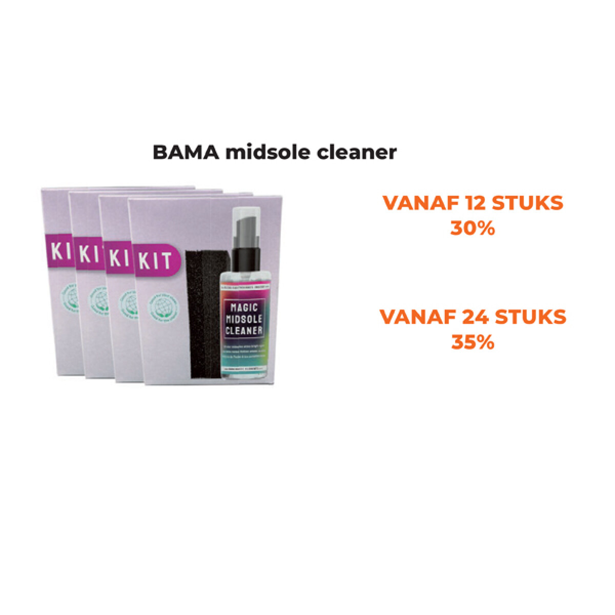 Bama Magic Midsole Cleaner Kit + spons in doosje