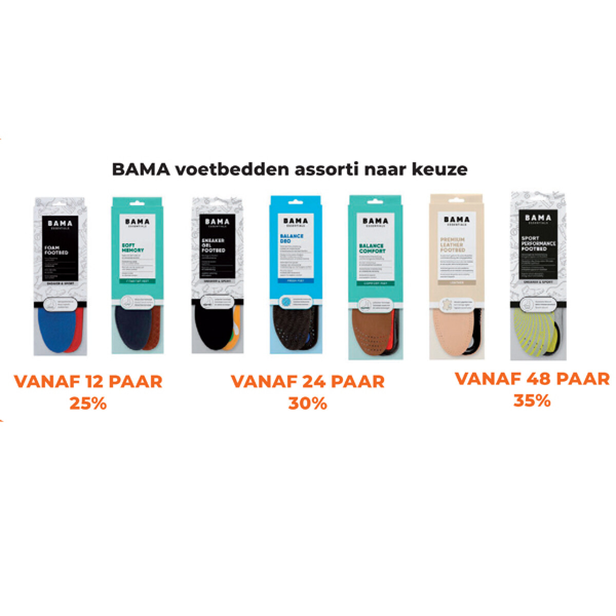 Bama voetbedden