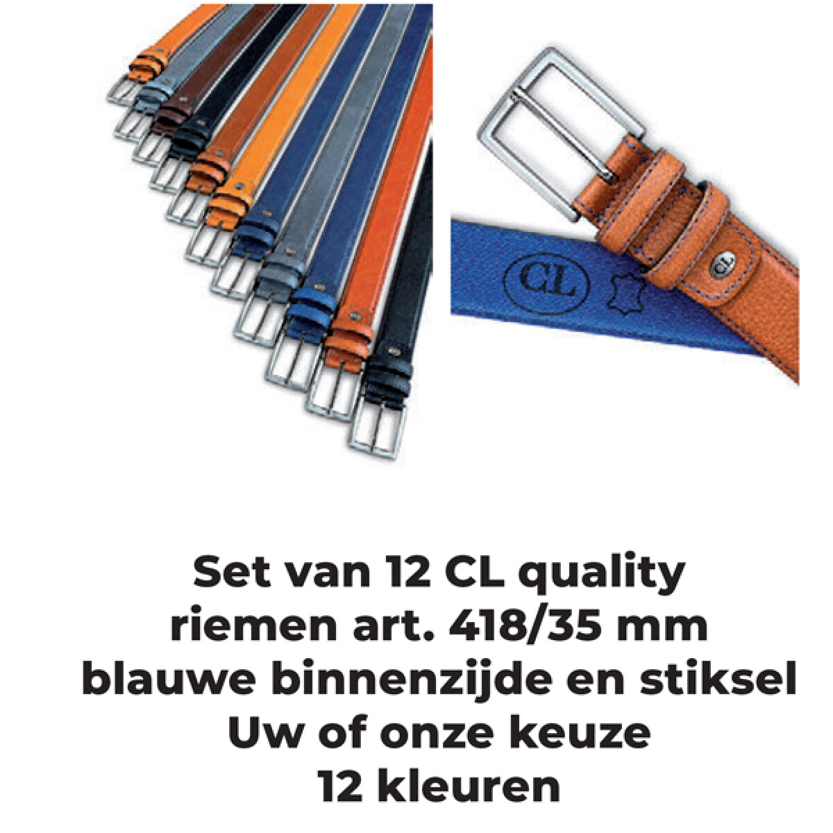 Broeksriemen 418 - 12 st.