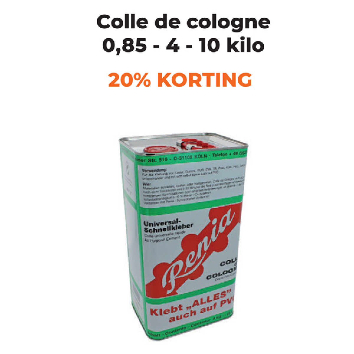 Lijm Renia colle de cologne