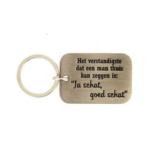 Sleutelhanger spreuk
