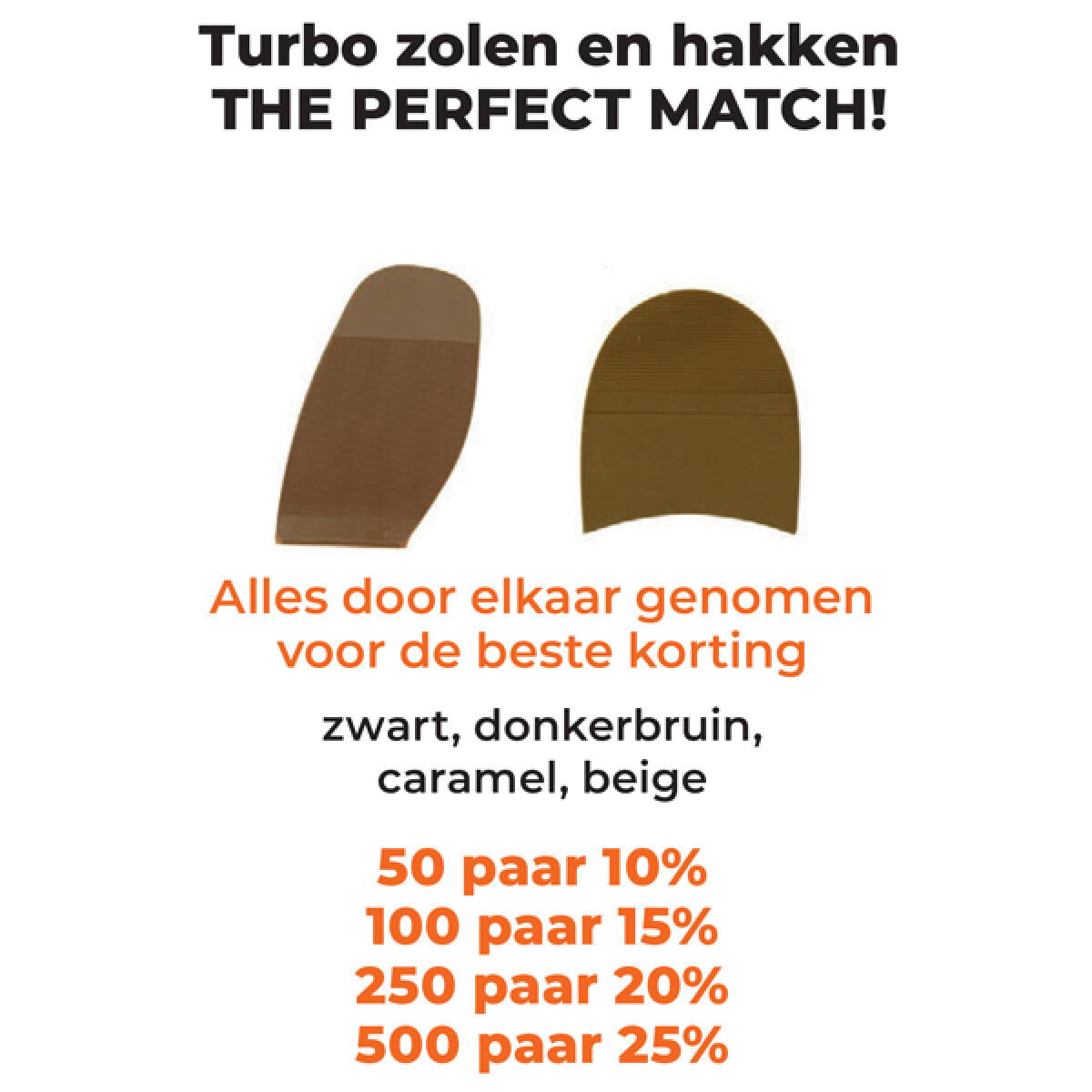 Turbo zolen en hakken